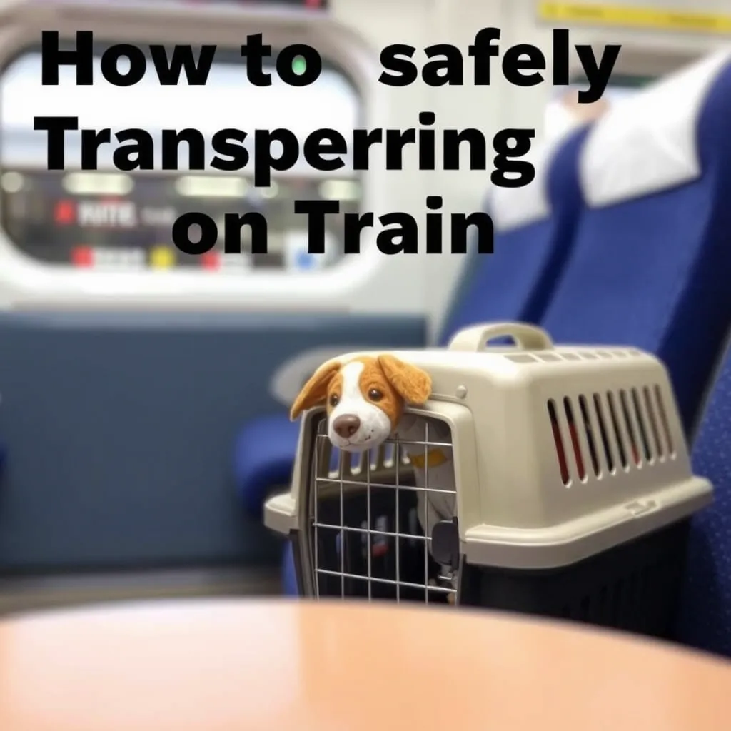 Jak prawidłowo przewozić psa w pociągu?