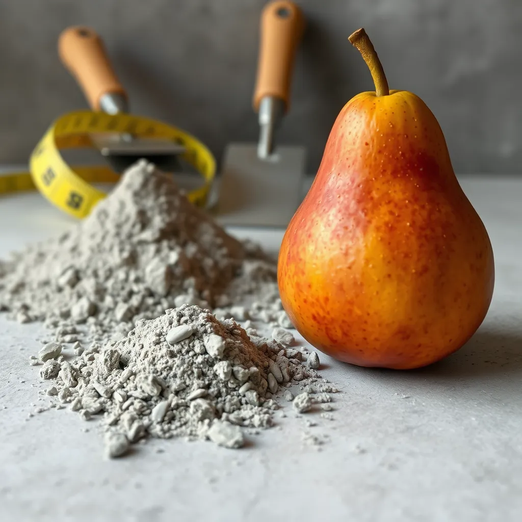 Ile betonu pomieści gruszka?