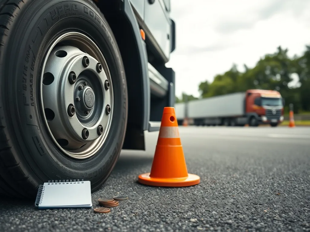 Mandaty drogowe dla kierowców ciężarówek w Niemczech - aktualne stawki