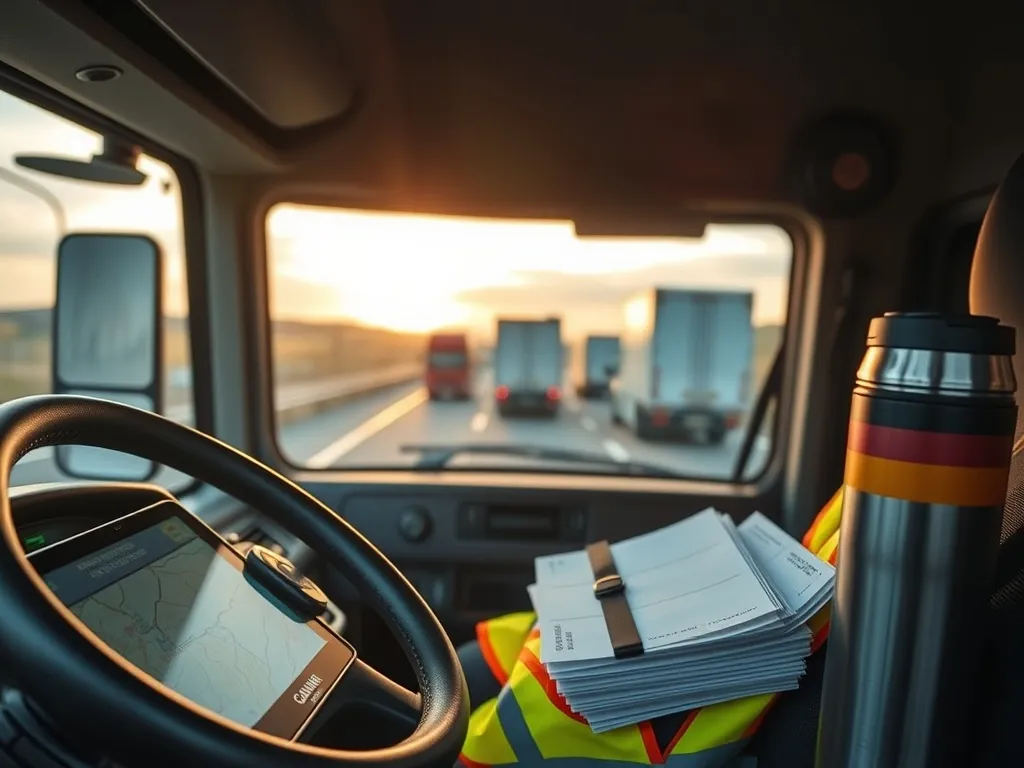 Niemieckie zwroty niezbędne dla kierowcy zawodowego