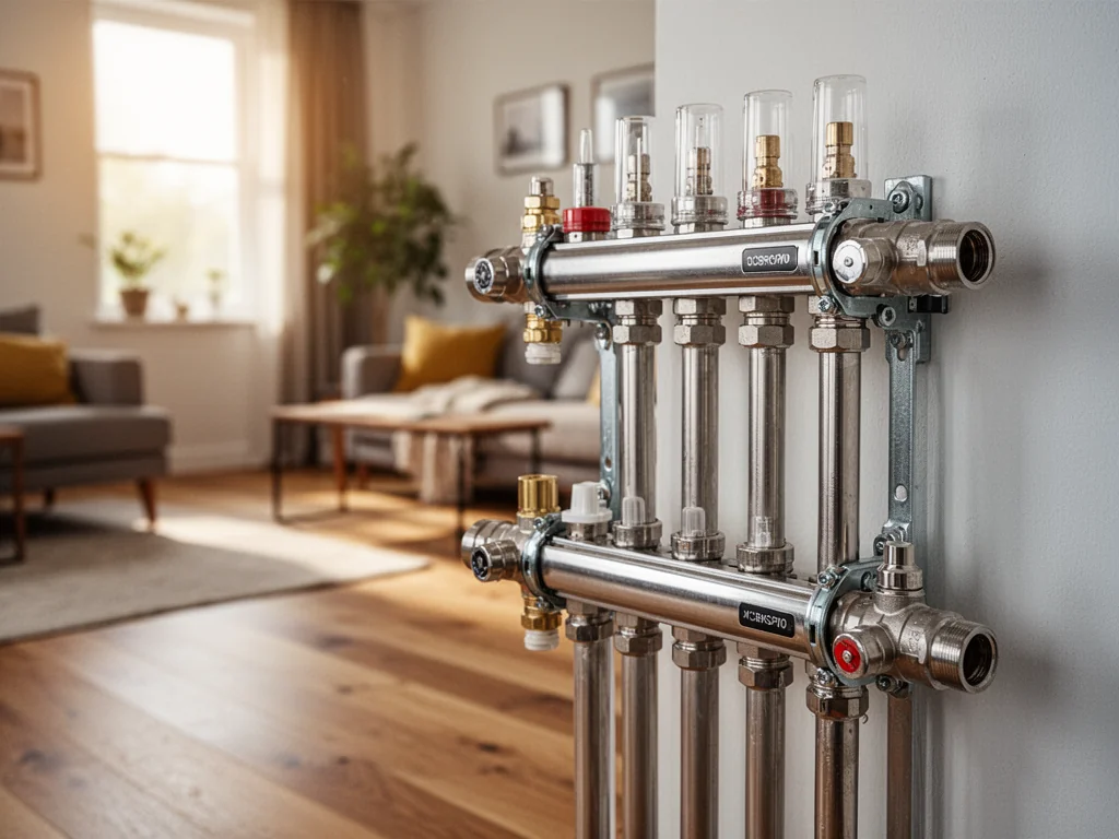 Równoważenie hydrauliczne instalacji grzewczej – jak jeden rozdzielacz wyeliminuje zimne strefy w systemie ogrzewania podłogowego?